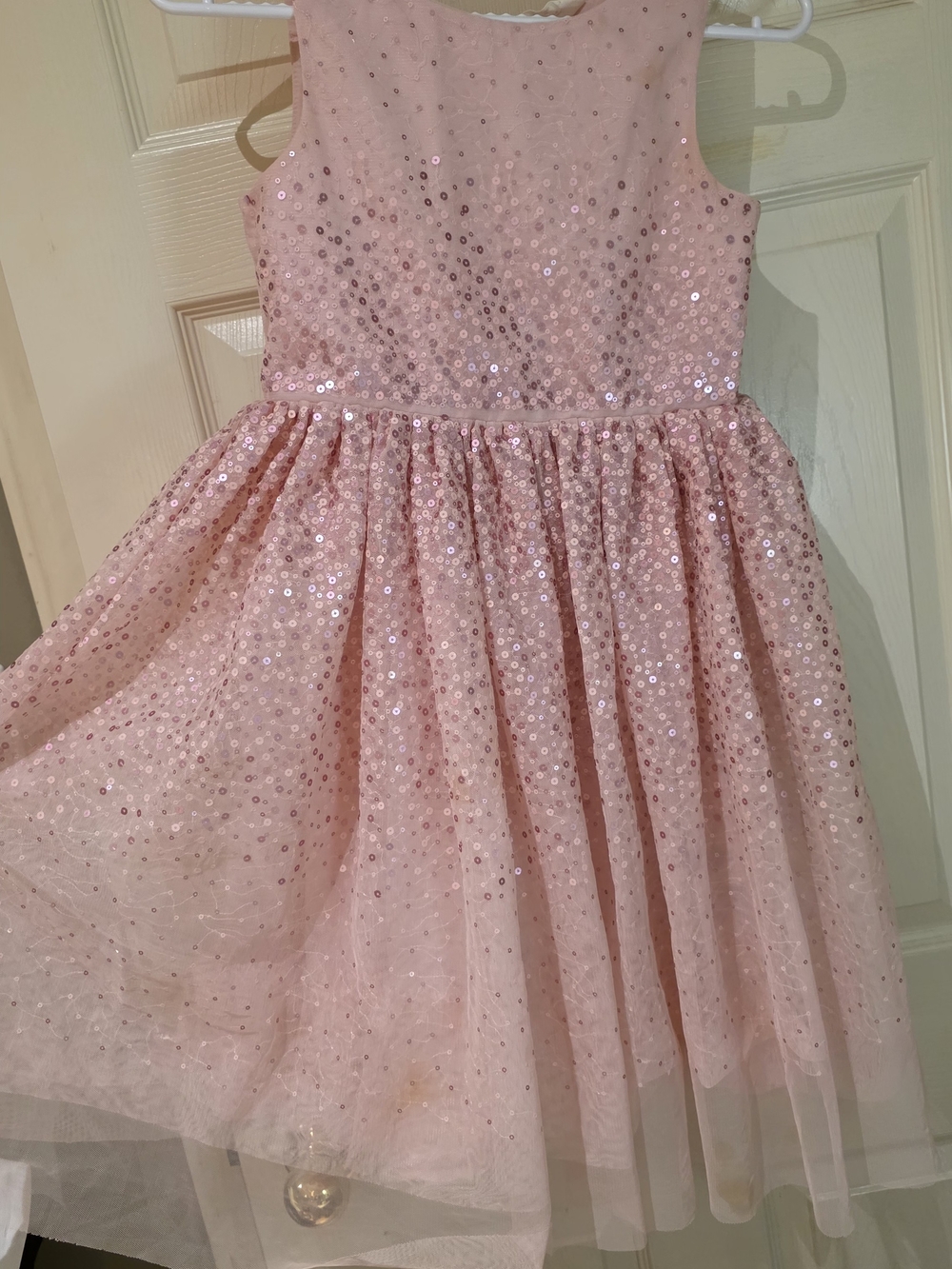 H&M Pink Sequin Tulle Party Dress for Kids